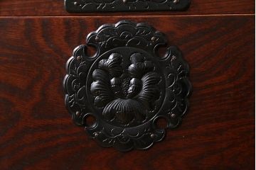 中古美品　伝統民芸家具　岩谷堂箪笥　かくし付き　北上整理箪笥(和タンス、チェスト)