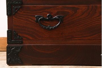 中古美品　伝統民芸家具　岩谷堂箪笥　かくし付き　北上整理箪笥(和タンス、チェスト)