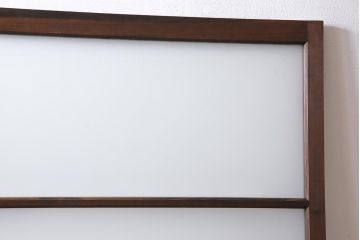 昭和レトロ　素朴な作りが味わい深いガラス戸(引き戸、建具)