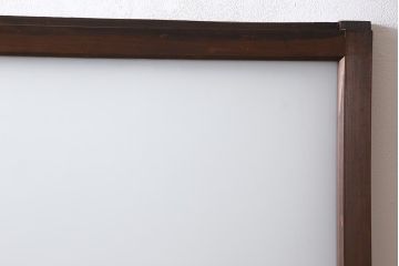 昭和レトロ　素朴な作りが味わい深いガラス戸(引き戸、建具)