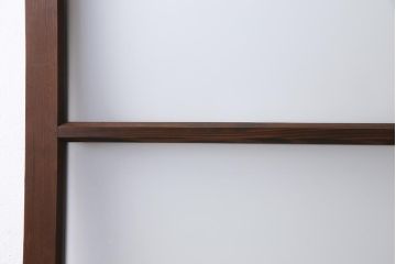 昭和レトロ　素朴な作りが味わい深いガラス戸(引き戸、建具)