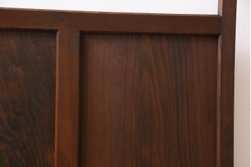 昭和レトロ　素朴な作りが味わい深いガラス戸(引き戸、建具)