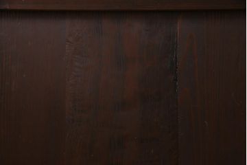 和製アンティーク　杉材　倹飩式裏ガラス　上品な和の空間づくりにおすすめなガラス入り格子帯戸3枚セット(建具、引き戸)