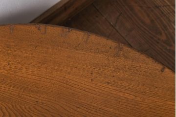 レトロ家具　昭和初期　栓材　レトロで風情のある丸ちゃぶ台(座卓、ローテーブル)