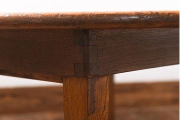 レトロ家具　昭和初期　栓材　レトロで風情のある丸ちゃぶ台(座卓、ローテーブル)