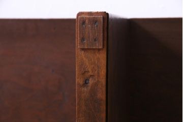 レトロ家具　昭和レトロ　朴の木一枚板　使い込まれた風合いが魅力の裁ち板(作業台、飾り台、陳列台)