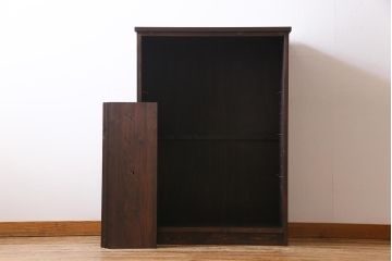 ラフジュ工房オリジナル　リメイク家具　アンティークの書院戸を使った和モダンな戸棚(ガラス戸棚、収納棚、サイドボード、組子)