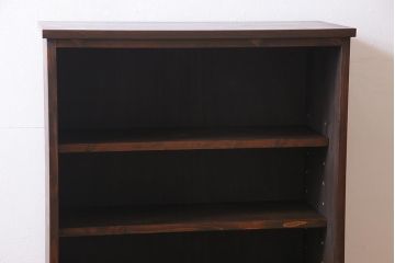 ラフジュ工房オリジナル　リメイク家具　アンティークの書院戸を使った和モダンな戸棚(ガラス戸棚、収納棚、サイドボード、組子)