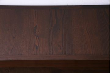 アンティーク家具　和製アンティーク　上手物!六尺　前面総ケヤキ材 美しい杢目を堪能できる箪笥サイドボード(収納箪笥、夜具箪笥、水屋箪笥)