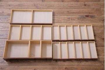 ヴィンテージ家具　ビンテージ　ナラ材　コロンとした取っ手が可愛らしいサイドチェスト(引き出し)