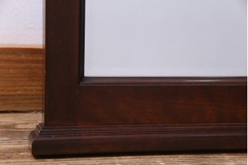 アンティーク雑貨　中古　松本民芸家具　クラシカルな雰囲気がお洒落な掛け鏡(ミラー、壁掛け鏡)