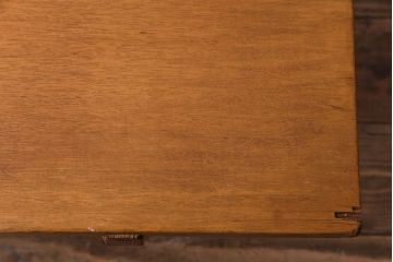 レトロ家具　昭和レトロ　木の明るい色味が優しげな裁ち板(ローテーブル)