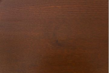 レトロ家具　昭和レトロ　オーバル型　栓材　はっきりとした木目が目を引くちゃぶ台(ローテーブル)