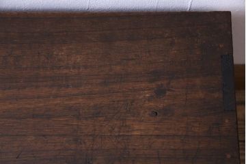 アンティーク家具　和製アンティーク　桐材　銅金具　味わい感じる佇まいが魅力の小箪笥(小引き出し)