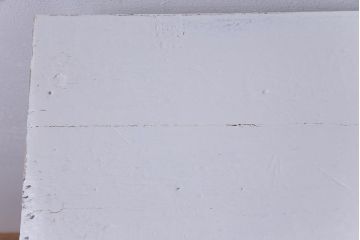 ペイント家具　学校の本棚を利用したシャビーなペイントのオープンラック(収納棚)