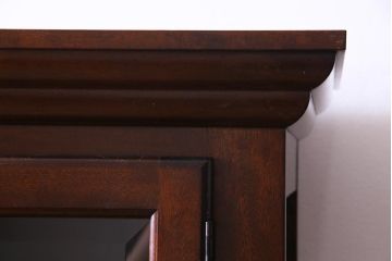 中古　松本民芸家具　西洋家具のような佇まいの食器棚(キャビネット、収納棚)(定価約110万円)