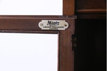 アンティーク家具　イギリスアンティーク  Minty(ミンティ)社製!　クラシカルなスタッキングブックケース(本箱、収納棚、キャビネット)