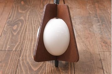 昭和期　松下電工　レトロモダンな木製のペンダントライト(天井照明、吊り下げ照明)