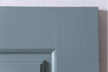 ペイント建具　DIY　花のレリーフが目を引くフレンチなドア(扉、建具)(1)