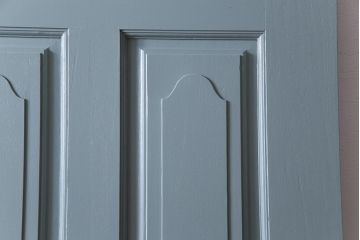 ペイント建具　DIY　花のレリーフが目を引くフレンチなドア(扉、建具)(1)