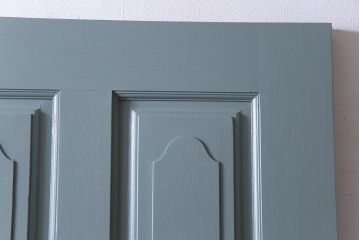 ペイント建具　DIY　花のレリーフが目を引くフレンチなドア(扉、建具)(1)