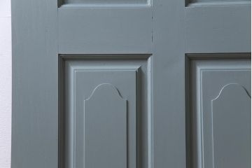 ペイント建具　DIY　花のレリーフが目を引くフレンチなドア(扉、建具)(1)