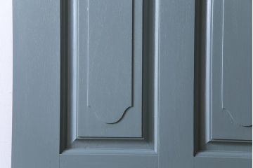 ペイント建具　DIY　花のレリーフが目を引くフレンチなドア(扉、建具)(2)