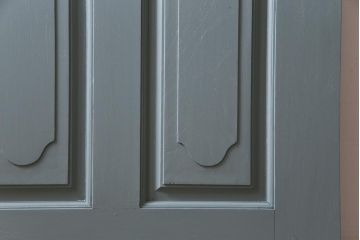 ペイント建具　DIY　花のレリーフが目を引くフレンチなドア(扉、建具)(2)