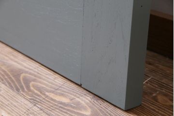 ペイント建具　DIY　花のレリーフが目を引くフレンチなドア(扉、建具)(2)