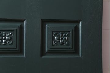 ペイント建具　DIY　花のレリーフがクラシカルなドア(扉、建具)(1)
