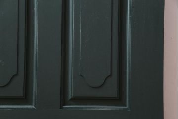 ペイント建具　DIY　花のレリーフがクラシカルなドア(扉、建具)(2)