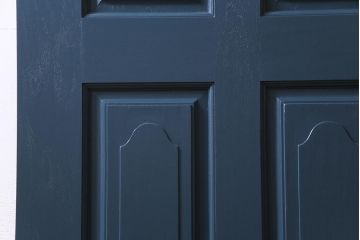 ペイント建具　DIY　花のレリーフがクラシカルなドア(扉、建具)(3)