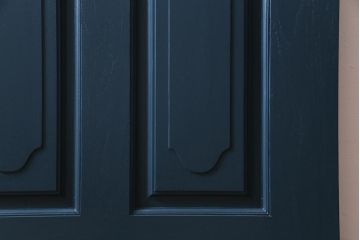 ペイント建具　DIY　花のレリーフがクラシカルなドア(扉、建具)(3)