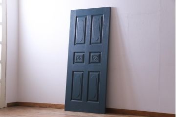 ペイント建具　DIY　花のレリーフがクラシカルなドア(扉、建具)