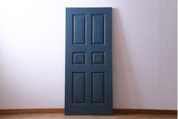 ペイント建具　DIY　花のレリーフがクラシカルなドア(扉、建具)