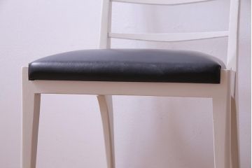 ペイント家具　細身のフレームがおしゃれなダイニングチェア(ワークチェア、椅子、イス)(R-032847)
