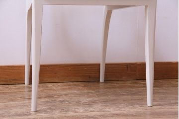 ペイント家具　細身のフレームがおしゃれなダイニングチェア(ワークチェア、椅子、イス)(R-032847)