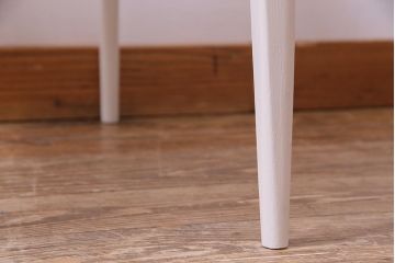 ペイント家具　細身のフレームがおしゃれなダイニングチェア(ワークチェア、椅子、イス)(R-032847)