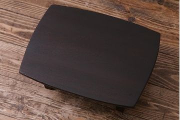 アンティーク雑貨　昭和レトロ　小振りなサイズが可愛らしい豆ちゃぶ台(飾り台、花台)