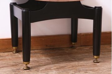 ヴィンテージ家具 北欧ビンテージ G-PLAN Tola&Black(トラー&ブラック) 洗練された佇まいが魅力的なスツール(オットマン、椅子、クッションチェア)