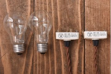 昭和レトロ　戦前　昔懐かしいデザインの平笠照明2個セット(吊り下げ照明、ペンダントライト)(1)