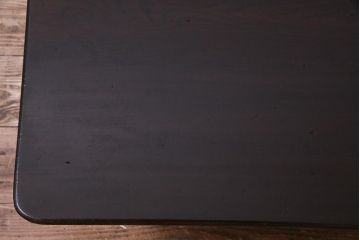 アンティーク家具　和製アンティーク　鉄脚　味のある趣の栓材製ちゃぶ台(花台、飾り台)