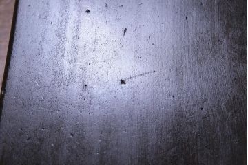 アンティーク家具　和製アンティーク　鉄脚　味のある趣の栓材製ちゃぶ台(花台、飾り台)