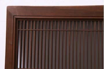 昭和中期　アジアンテイストにも馴染む筬欄間(明り取り、明かり取り)