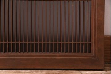 昭和中期　アジアンテイストにも馴染む筬欄間(明り取り、明かり取り)