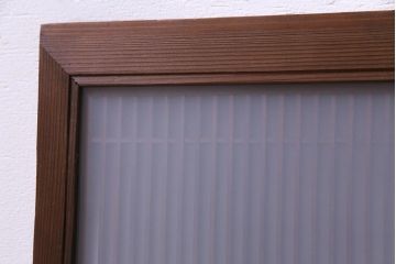 昭和中期　アジアンテイストにも馴染む筬欄間(明り取り、明かり取り)