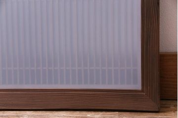 昭和中期　アジアンテイストにも馴染む筬欄間(明り取り、明かり取り)