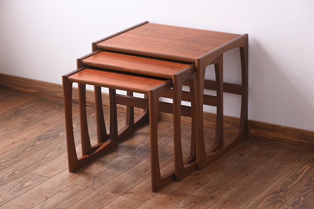 【今週まで】G-PLAN チークネストテーブル G-PLAN ジープラン ネストテーブル ヴィンテージ チーク