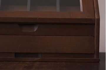 レトロ家具　昭和レトロ　レア物　ノスタルジックなコレクションケース(ガラスケース、ショーケース、店舗什器)