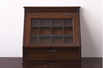 レトロ家具　昭和レトロ　レア物　ノスタルジックなコレクションケース(ガラスケース、ショーケース、店舗什器)